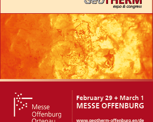 Geothermal expo & congress Geotherm in Offenburg Germany